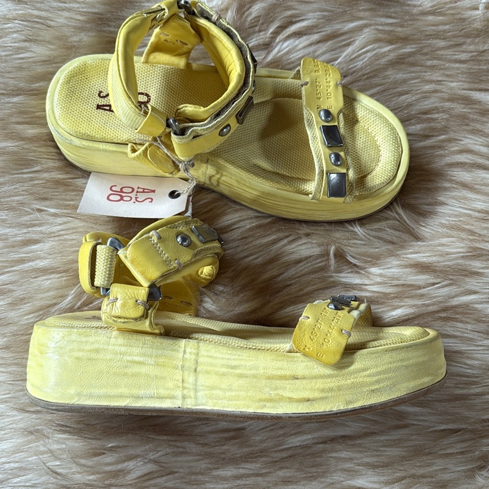 A.S.98 Felix platform sandal.